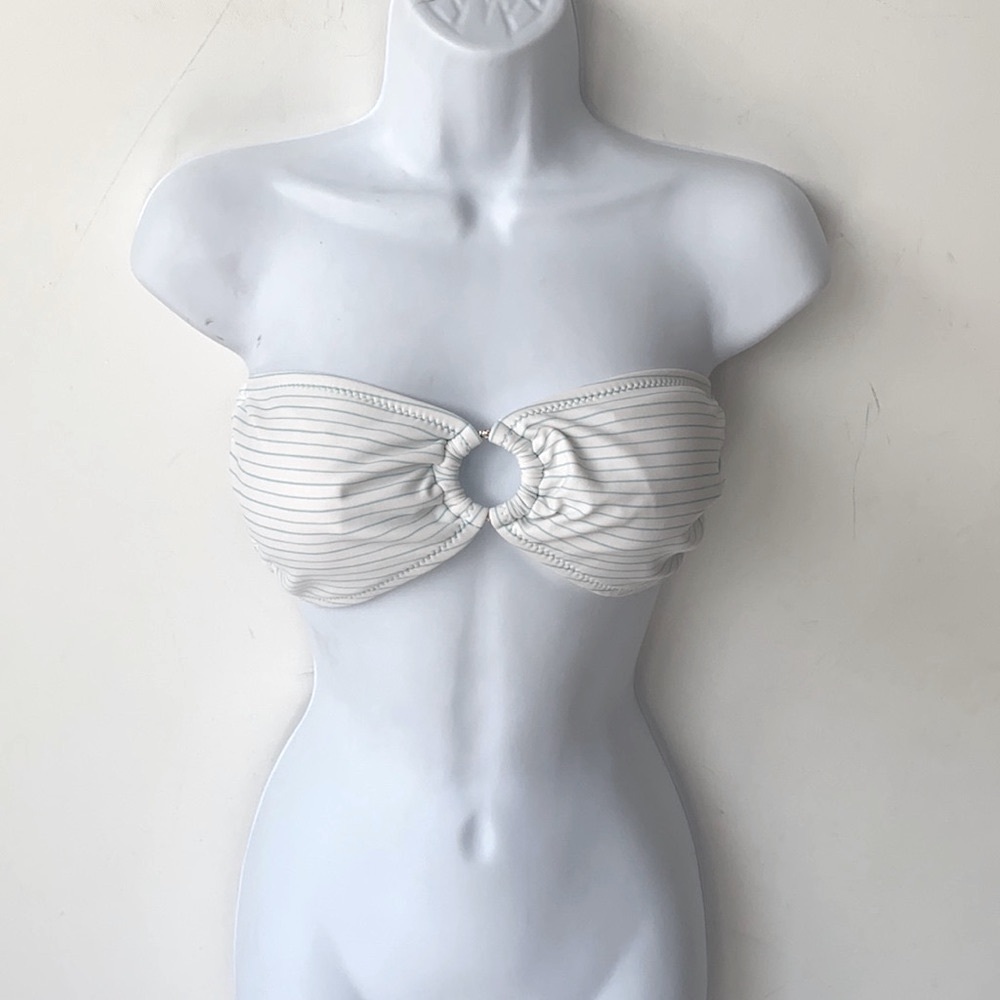 French connection Ring halter Bikini Top, Sz L,NWT‎